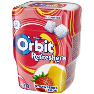 Orbit Refresher Bottle Jahoda Citrón 67g /12x6ks/